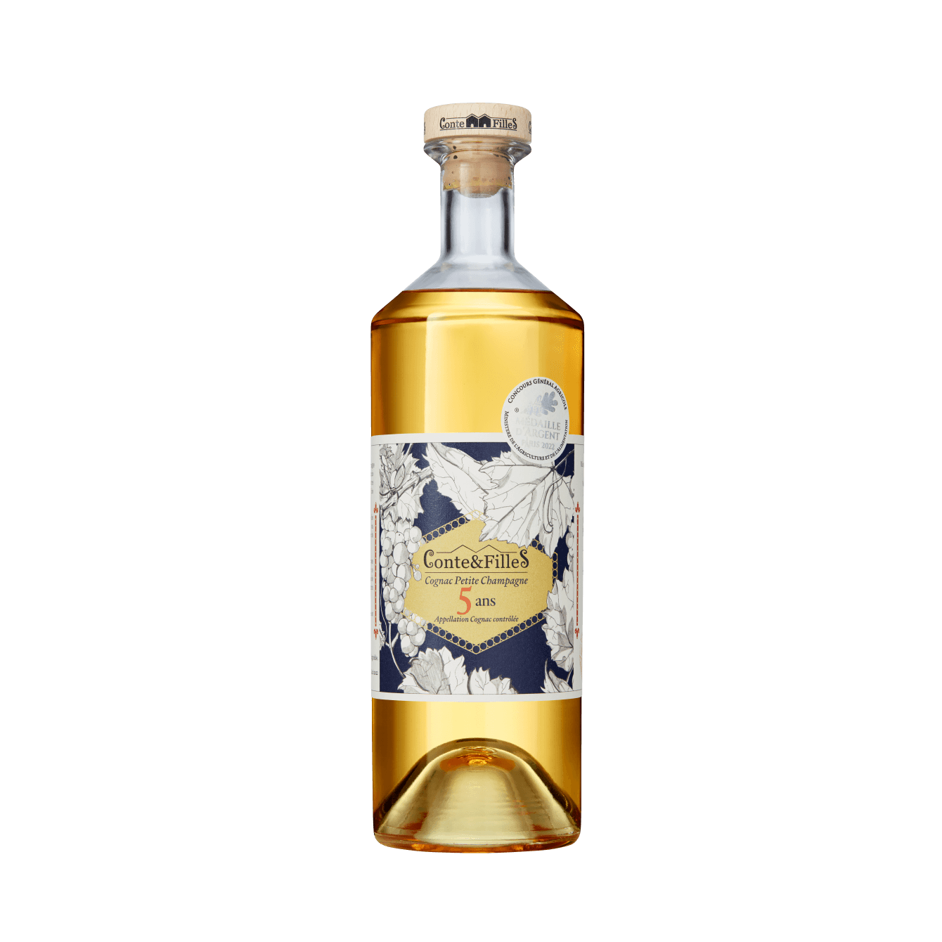 Domaine Conte et Filles Cognac - Petite Champagne 5 Year Old 40% 700mL