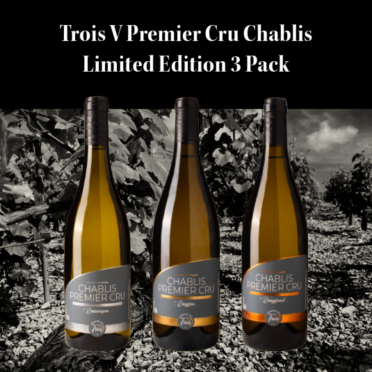 Trois V Premier Cru Chablis Limited Edition 3 Pack