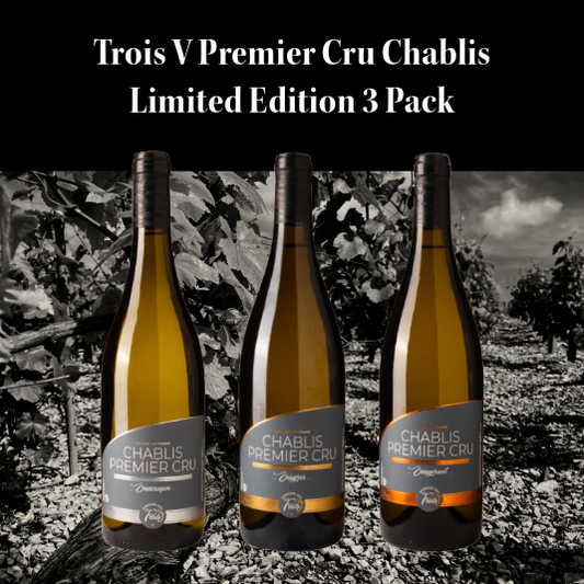 Trois V Premier Cru Chablis Limited Edition 3 Pack