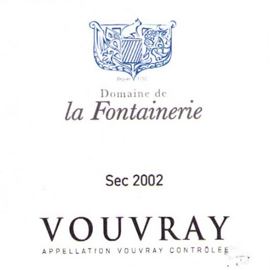 Domaine de la Fontainerie 2002 Sec AOC Vouvray 750mL