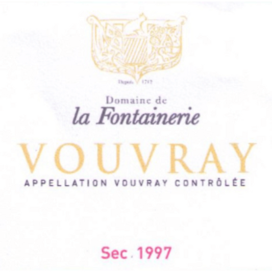 Domaine de la Fontainerie 1997 Sec AOC Vouvray 750mL